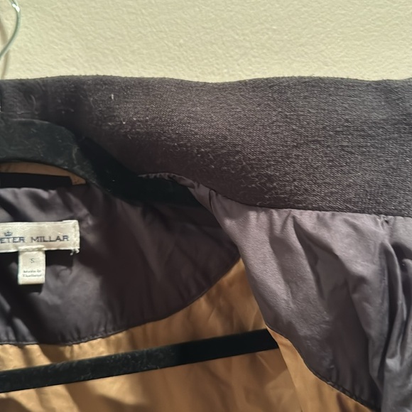 Peter Millar Black Zip Jacket with Stand Collar Small - Picture 8 of 9